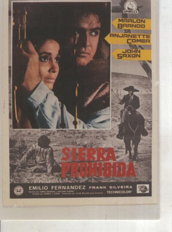 Foto cine 433: Sierra prohibida (Marlon Brando)
