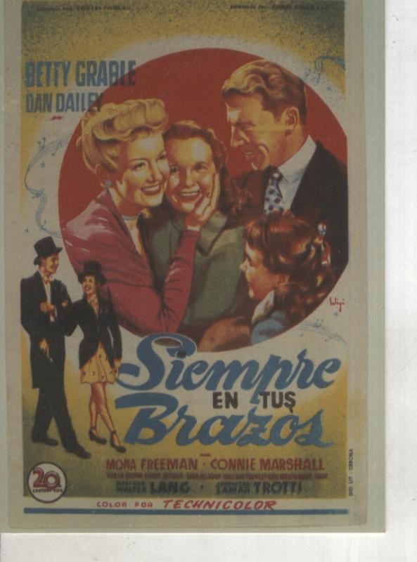 Foto cine 434: Siempre en tus brazos (Betty grable-Dan Dailey)
