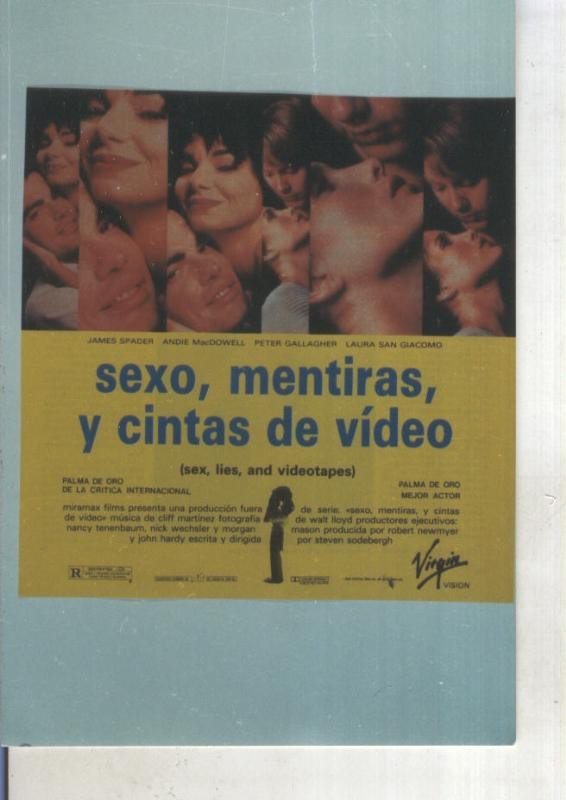 Foto cine 439: Sexo, mentiras, y cintas de video