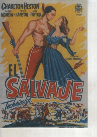 Foto cine 455: El salvaje (Charlton Heston)
