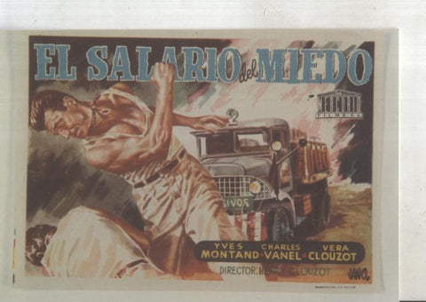 Foto cine 457: El salario del miedo (Yves Montand)