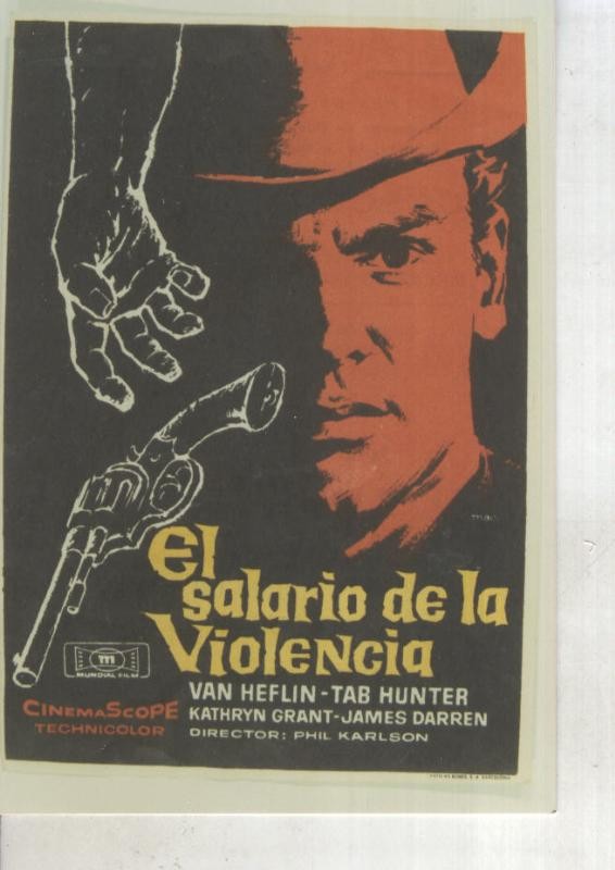 Foto cine 458: El salario de la violencia (Van Heflin)