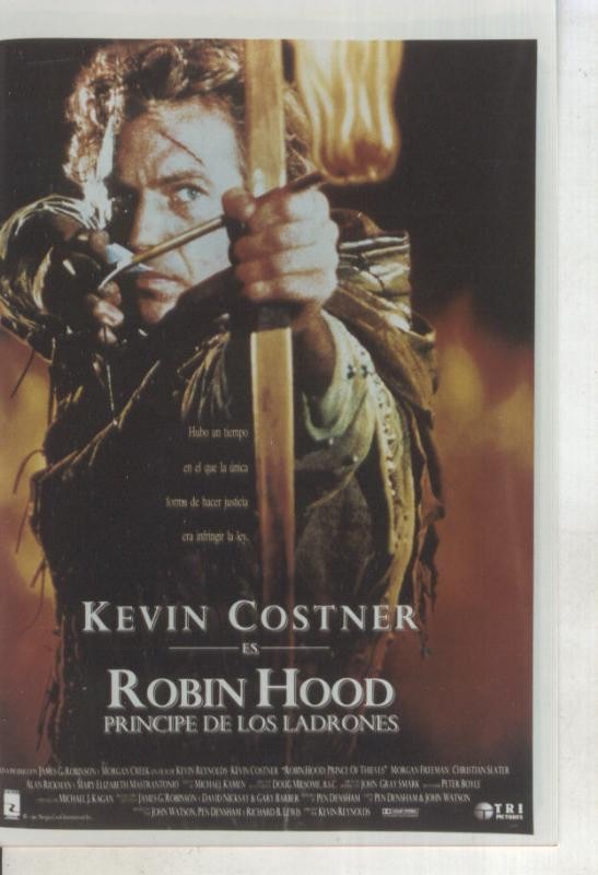Foto cine 473: Robin Hood principe de los ladrones (Kevin Costner)