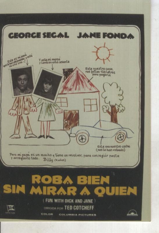 Foto cine 475: Roba bien sin mirar a quien (George Segal-Jane Fonda)
