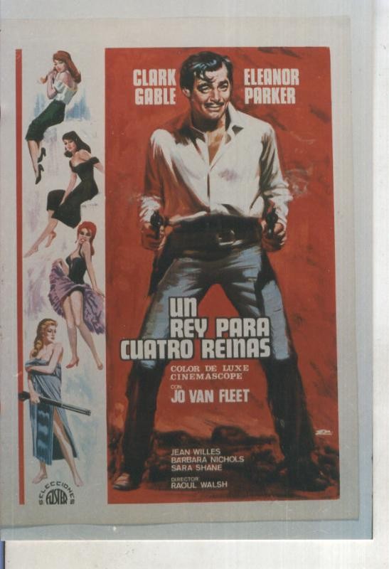 Foto cine 478: Un rey para cuatro reinas (Clark Gable)