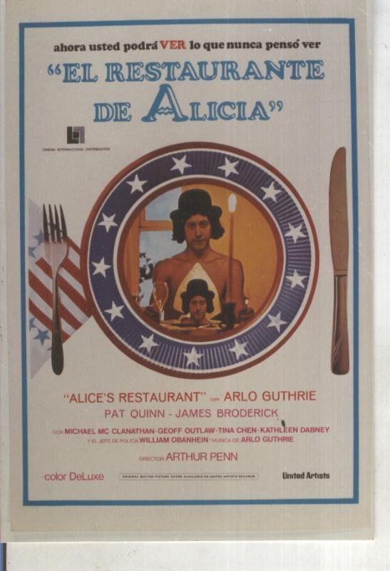 Foto cine 481: El restaurante de Alicia (Pat Quinn)