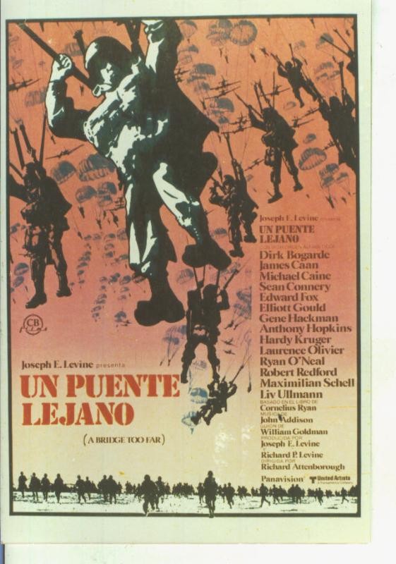Foto cine 508: Un puente lejano (Dick Bogarde-Michael Caine)