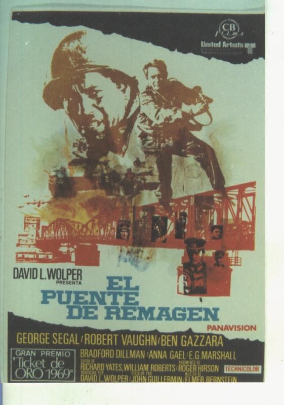 Foto cine 509: El puente de Remagen (George Segal-Robert Vaughn)