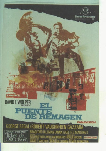 Foto cine 509: El puente de Remagen (George Segal-Robert Vaughn)