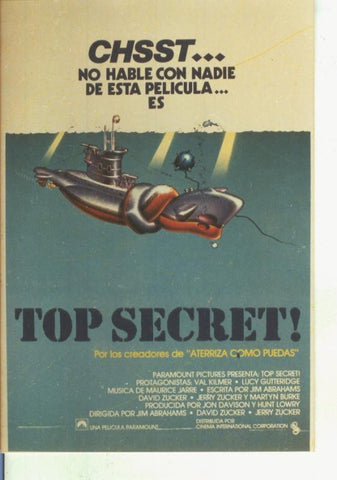 Foto cine 519: Top Secret (Vall Kilmer)
