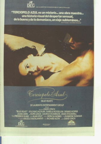 Foto cine 535: Terciopelo azul (Isabella Rossellini)