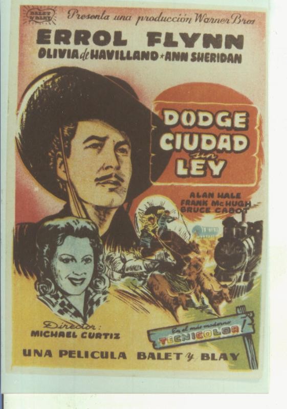 Foto cine 554: Doge ciudad sin ley (Errol Flynn-Olivia de Havilland)