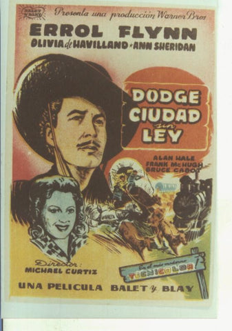 Foto cine 554: Doge ciudad sin ley (Errol Flynn-Olivia de Havilland)