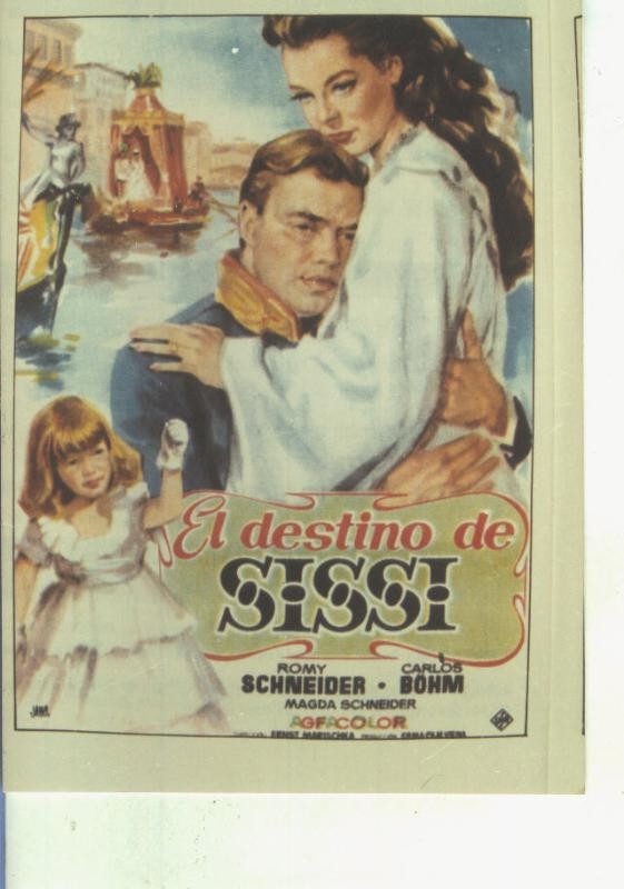 Foto cine 567: El destino de Sissi (Romy Schneider)