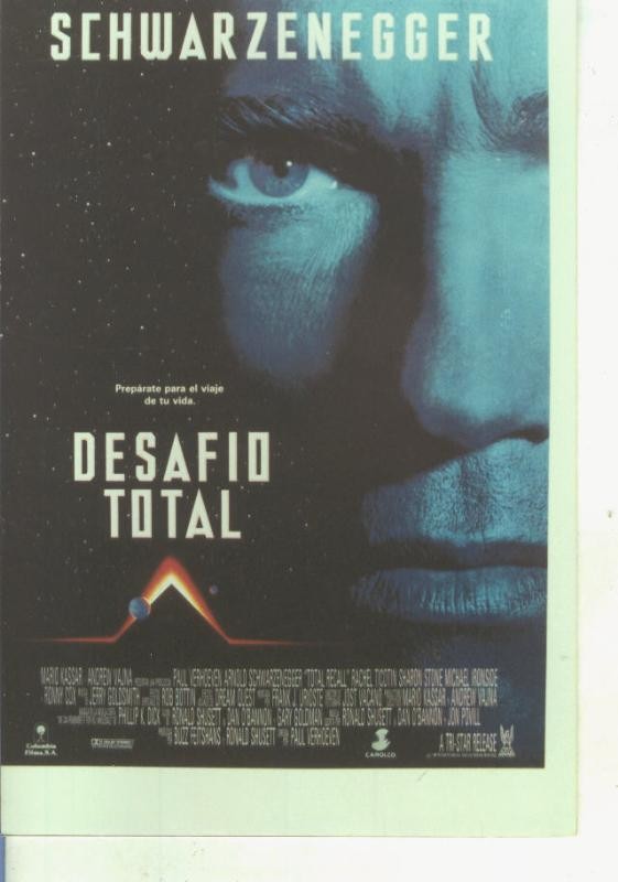 Foto cine 572: Desafio total (Arnold Schwarzenegger)