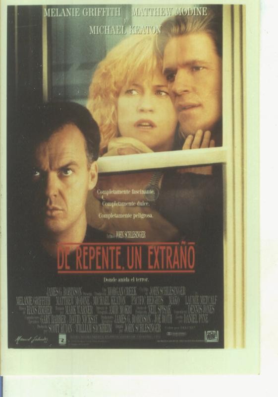 Foto cine 577: De repente un extraño (Melanie Griffith)