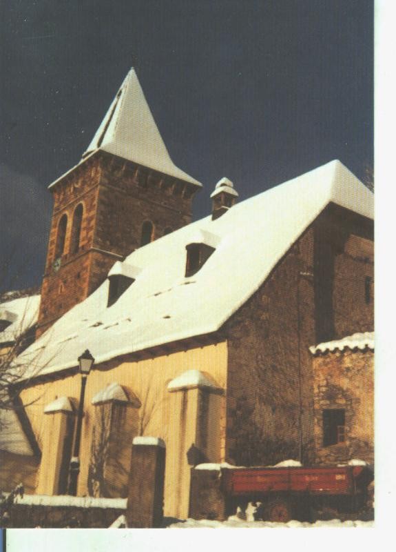 Postal 014347: Iglesia de Plan, Huesca