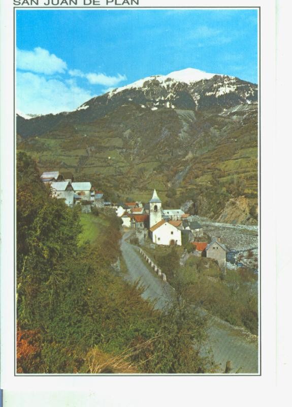 Postal 014356: San Juan de Plan, pirineo aragones