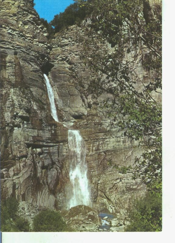 Postal 014368: Cascada de Sorrosal en Broto en el pirineo aragones