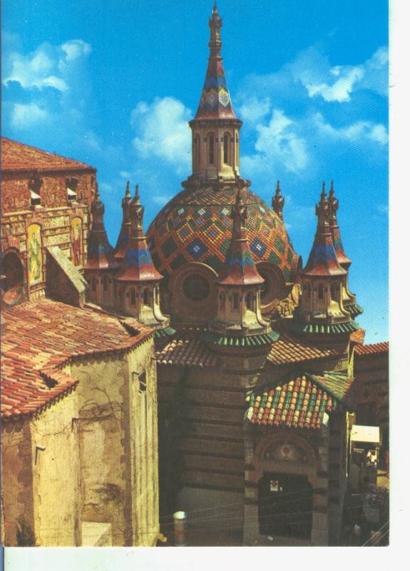 Postal 014374: Vista parcial de la iglesia de Lloret de Mar, Girona