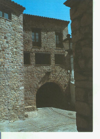 Postal 014376: Arco de entrada a la ciudad de Alquezar, Huesca