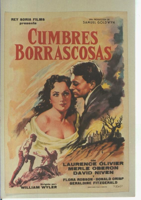 Foto cine 592: Cumbres borrascorsas (Laurence Olivier-David Niven)