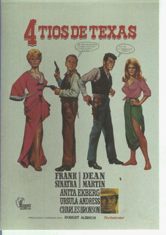 Foto cine 594: 4 tios de texas (Frank Sinatra-Dean Martin)