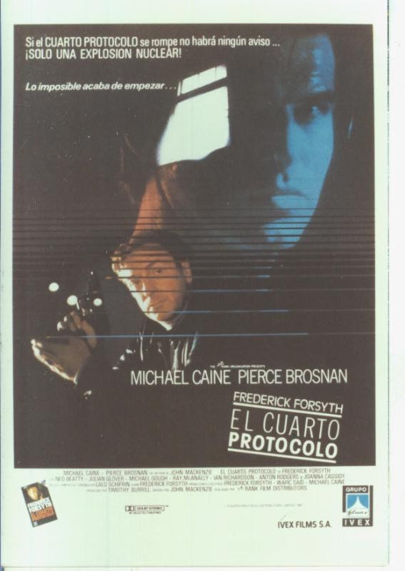 Foto cine 596: El cuarto protocolo (Michael Caine-Pierce Brosnan)