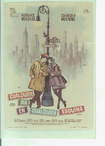Foto cine 600: Cualquier dia en cualquier esquina (Robert Mitchum-Shirley MacLaine)