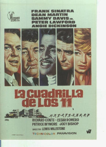Foto cine 601: La cuadrilla de los 11 (Frank Sinatra-Dean Martin)