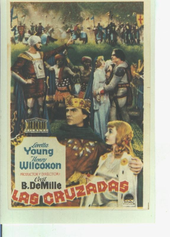 Foto cine 602: Las cruzadas (Loretta Young-Henry Willcoxon)