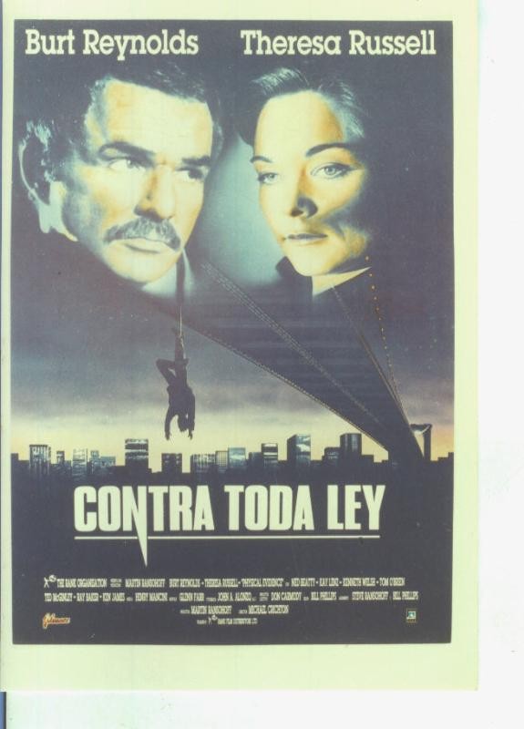 Foto cine 615: Contra toda ley (Burt Reynols-Theresa Russell)