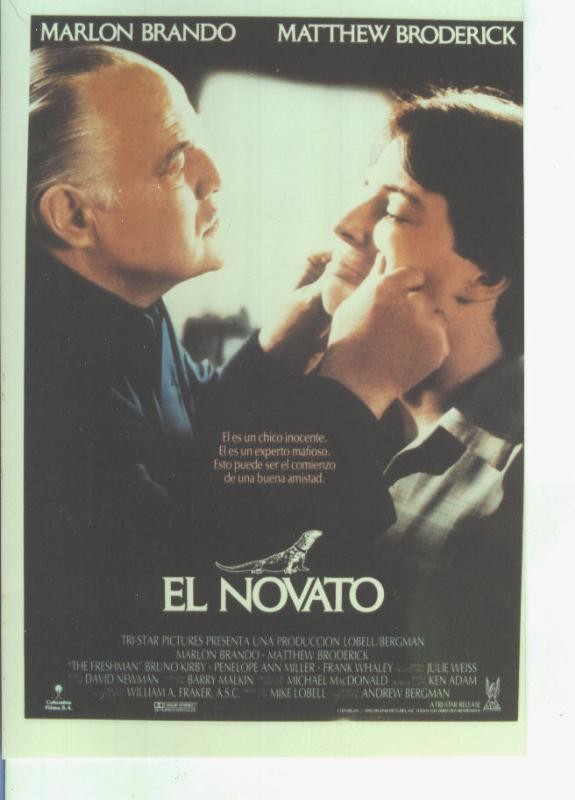 Foto cine 624: El novato (Marlon Brando-Matthew Broderick)