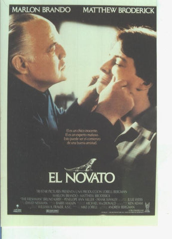 Foto cine 624: El novato (Marlon Brando-Matthew Broderick)
