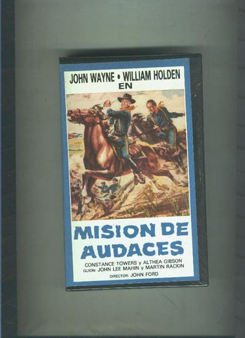 Video VHS: Mision de audaces (John Wayne-William Holden) y Las calaveras (Laurel y Hardy)