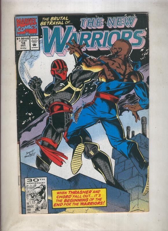 The New Warriors volumen 1 numero 018 (1991)