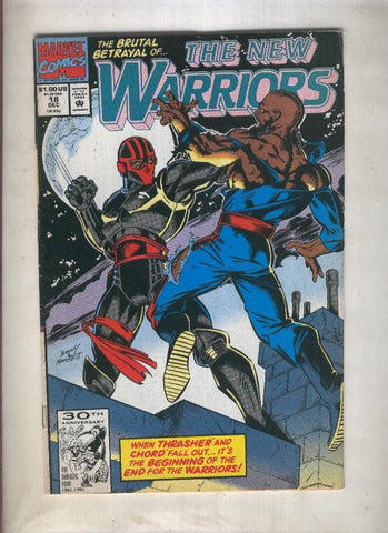 The New Warriors volumen 1 numero 018 (1991)