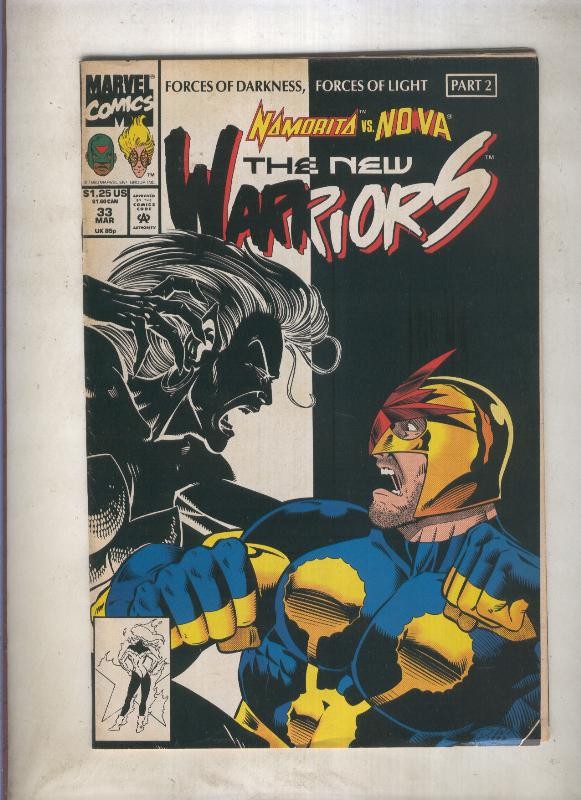 The New Warriors volumen 1 numero 033 (1993)