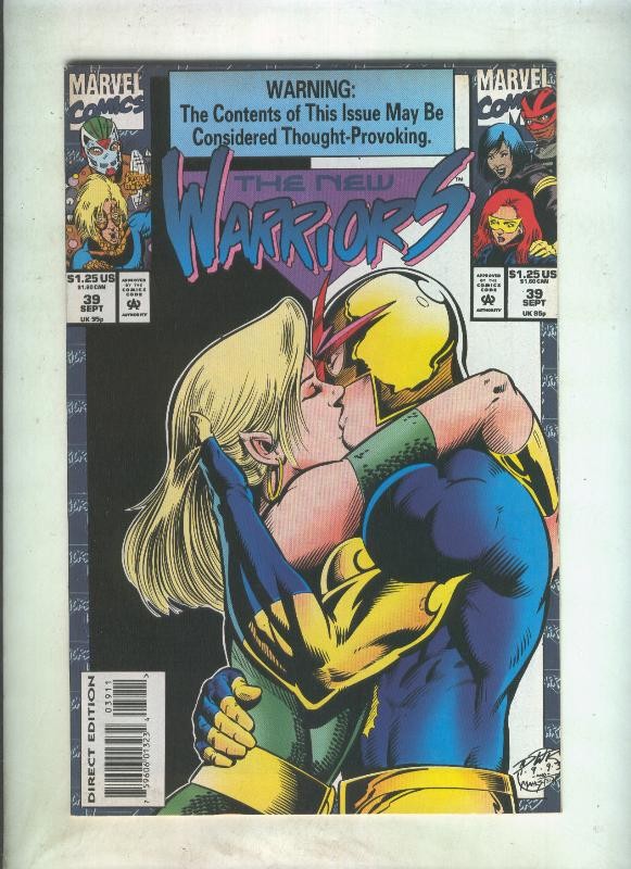 The New Warriors volumen 1 numero 039 (1993)