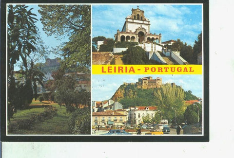 Postal 014396: Vistas varias de Leiria, Portugal