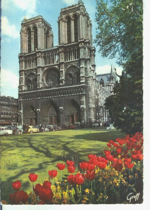 Postal 014405: Notre Dame , Paris, Francia