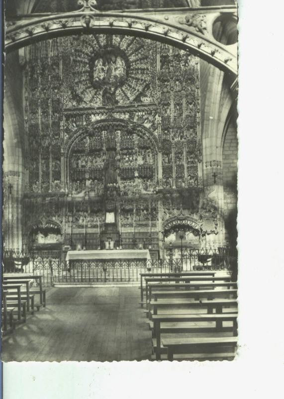 Postal 014408: Retablo de la iglesia de San Nicolas en Burgos