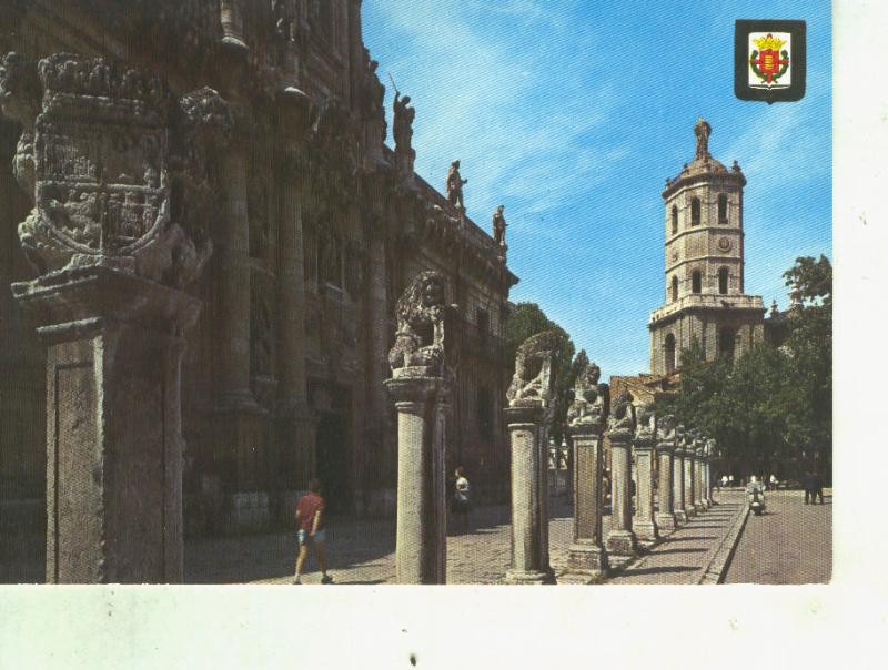 Postal 014426: Universidad y catedral de Valladolid