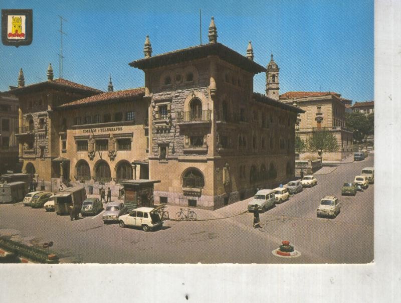 Postal 014434: Edificio de correos y telegrafos de Vitoria