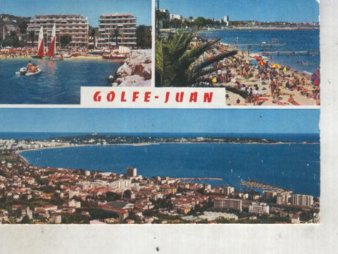Postal 014466: Vistas varias de Golfe-Juan, francia