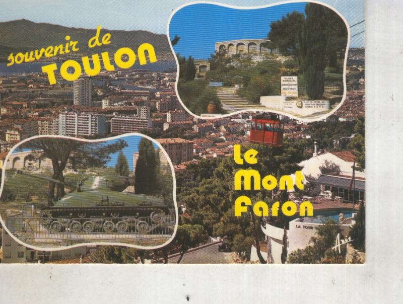 Postal 014467: Vistas varias de Toulon, francia
