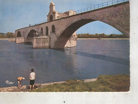 Postal 014474: Puente de St.Benezet en Avignon, Francia
