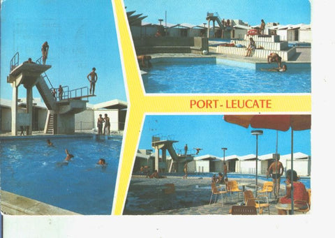 Postal 014493: Vistas varias de la piscina de Port Leucate, Francia