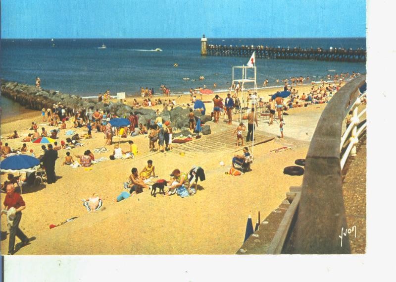 Postal 014503: Playa de Capbreton, France