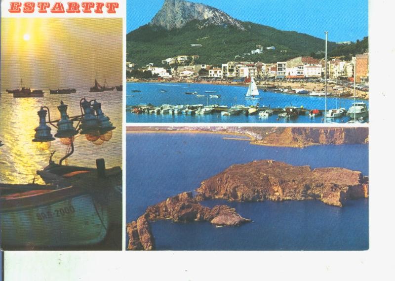 Postal 014505: Vistas varias de Estartit, Girona